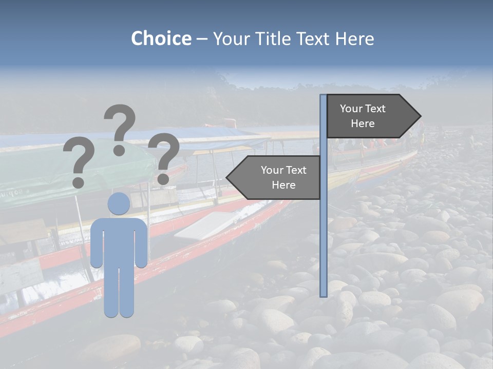 A Group Of People On A Boat In The Water PowerPoint Template