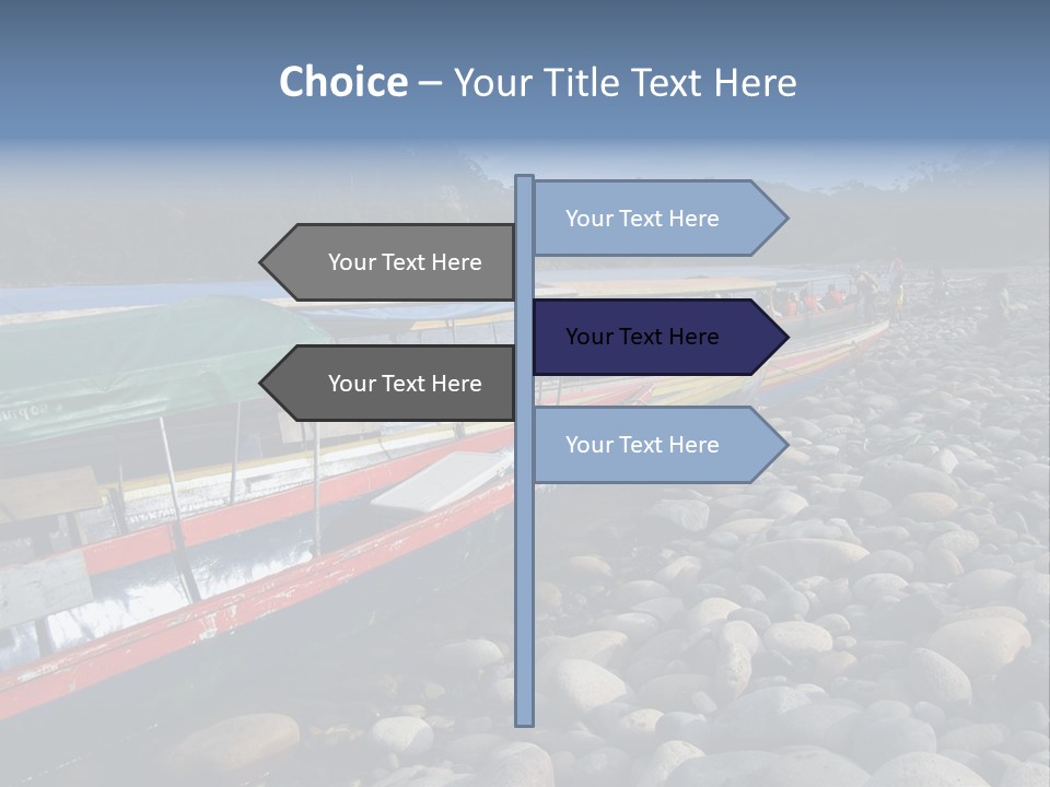A Group Of People On A Boat In The Water PowerPoint Template