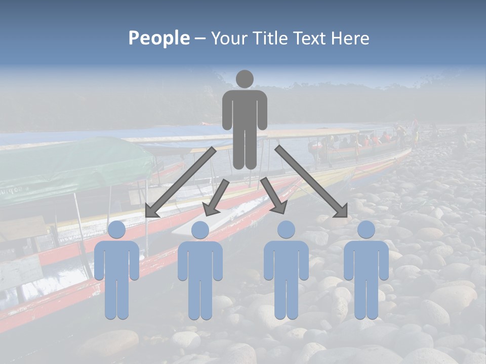 A Group Of People On A Boat In The Water PowerPoint Template