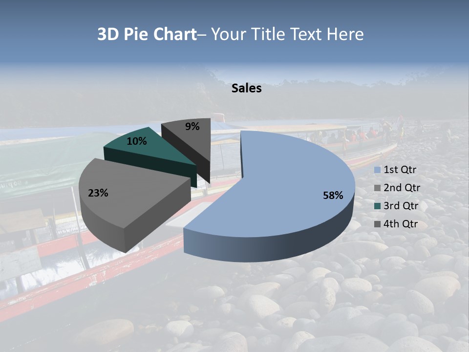 A Group Of People On A Boat In The Water PowerPoint Template
