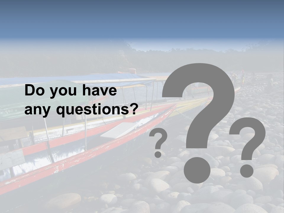 A Group Of People On A Boat In The Water PowerPoint Template