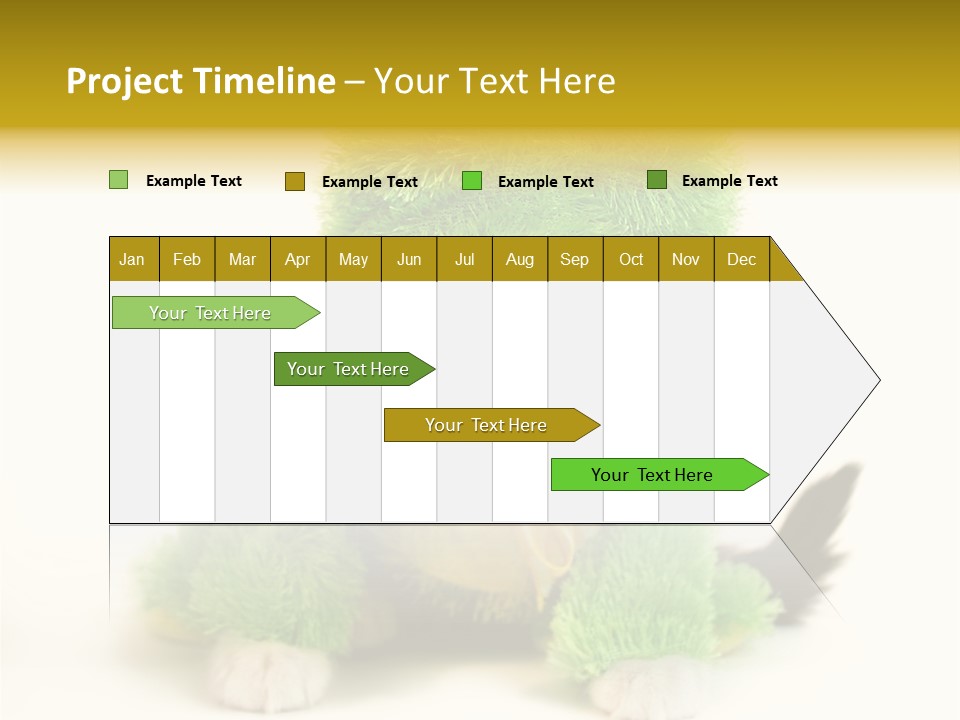 Cat In Frog Costume PowerPoint Template