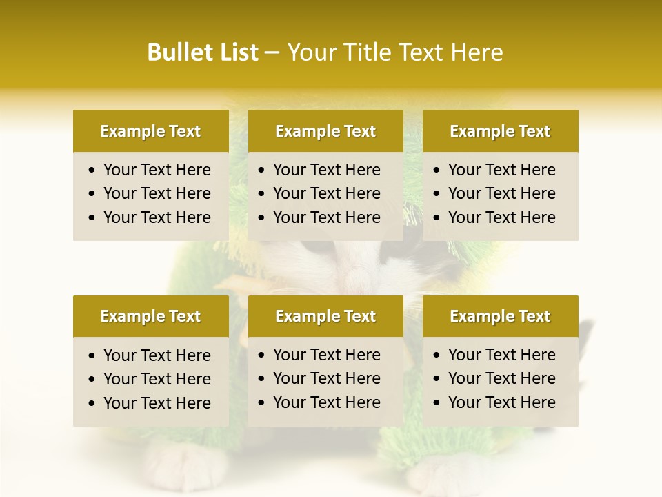 Cat In Frog Costume PowerPoint Template