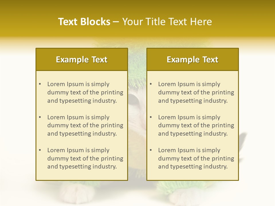 Cat In Frog Costume PowerPoint Template