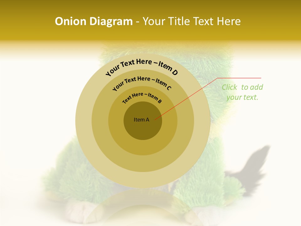 Cat In Frog Costume PowerPoint Template