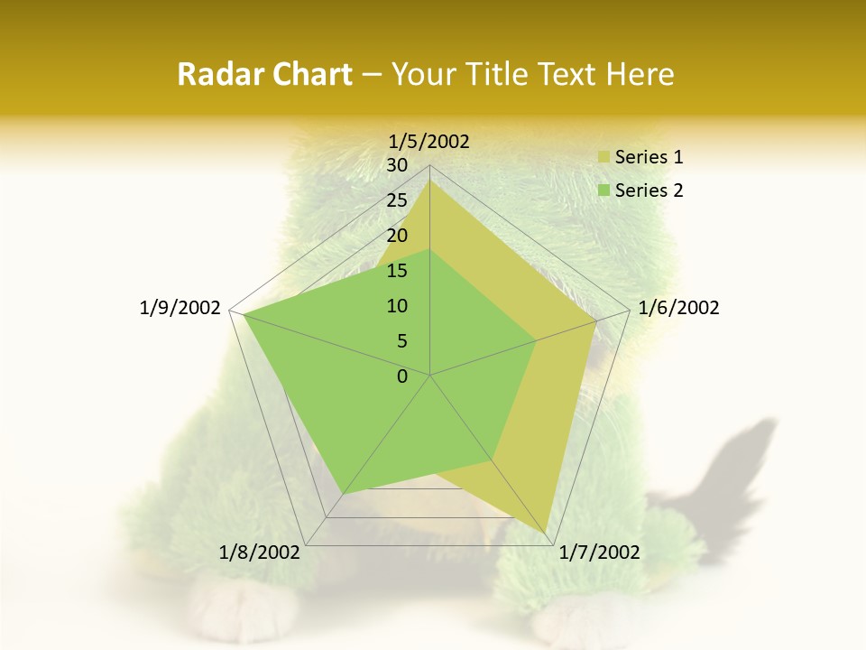 Cat In Frog Costume PowerPoint Template