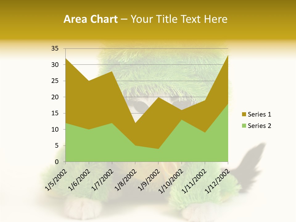 Cat In Frog Costume PowerPoint Template