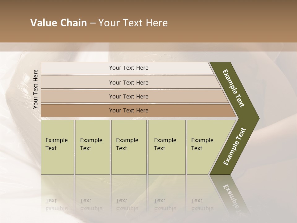 Man Getting A Full Body Mud Wrap PowerPoint Template