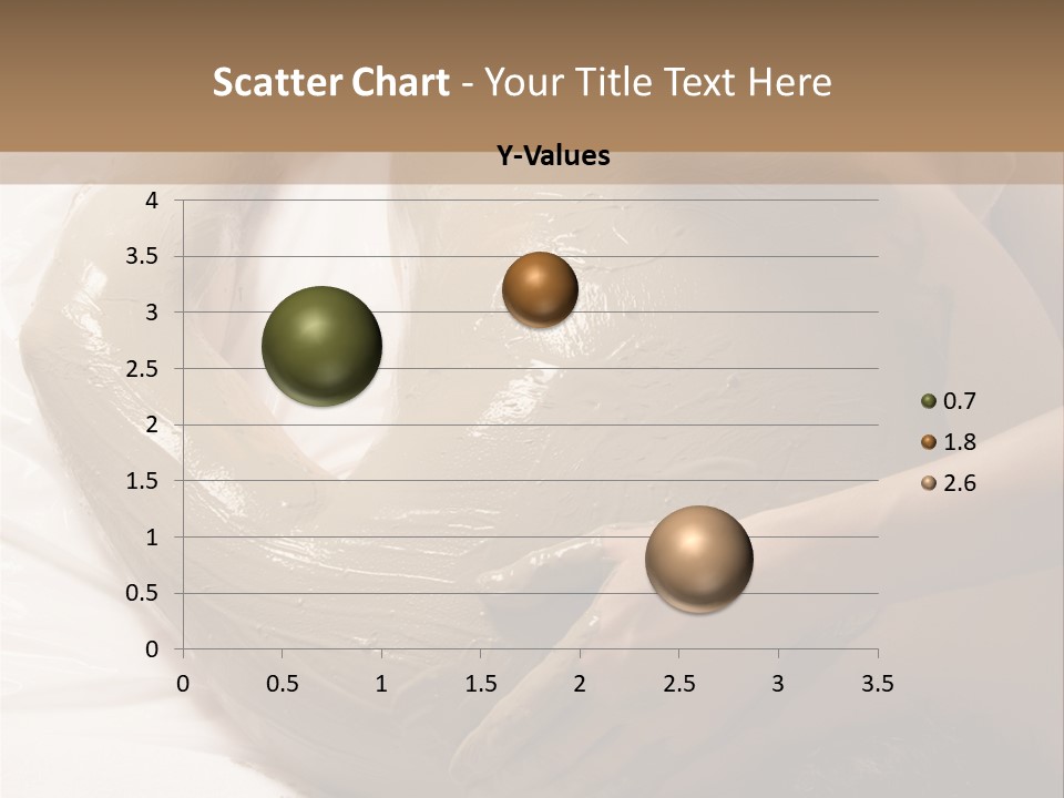 Man Getting A Full Body Mud Wrap PowerPoint Template