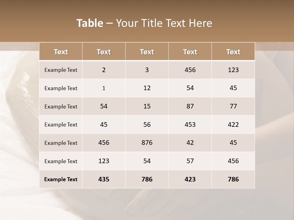 Man Getting A Full Body Mud Wrap PowerPoint Template