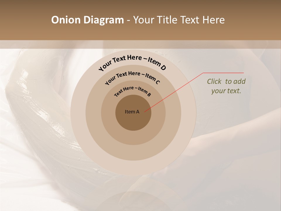 Man Getting A Full Body Mud Wrap PowerPoint Template