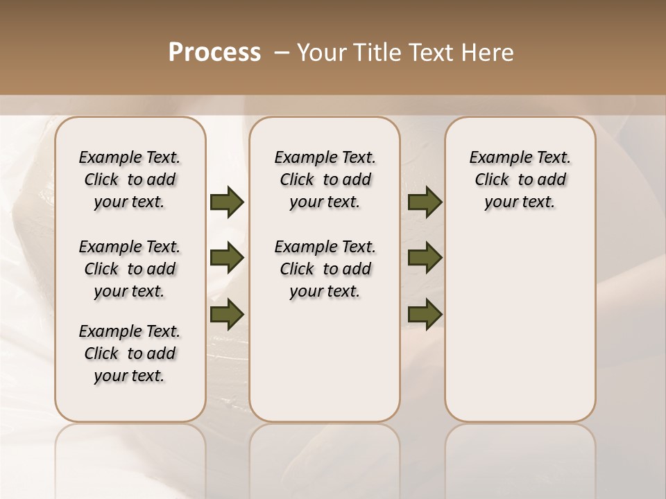 Man Getting A Full Body Mud Wrap PowerPoint Template