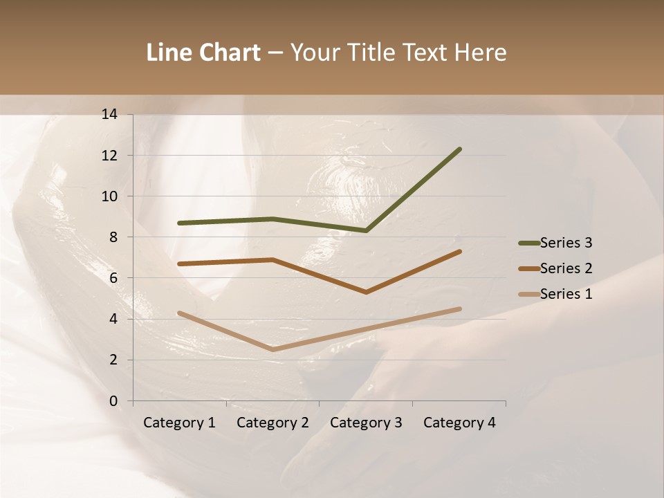 Man Getting A Full Body Mud Wrap PowerPoint Template