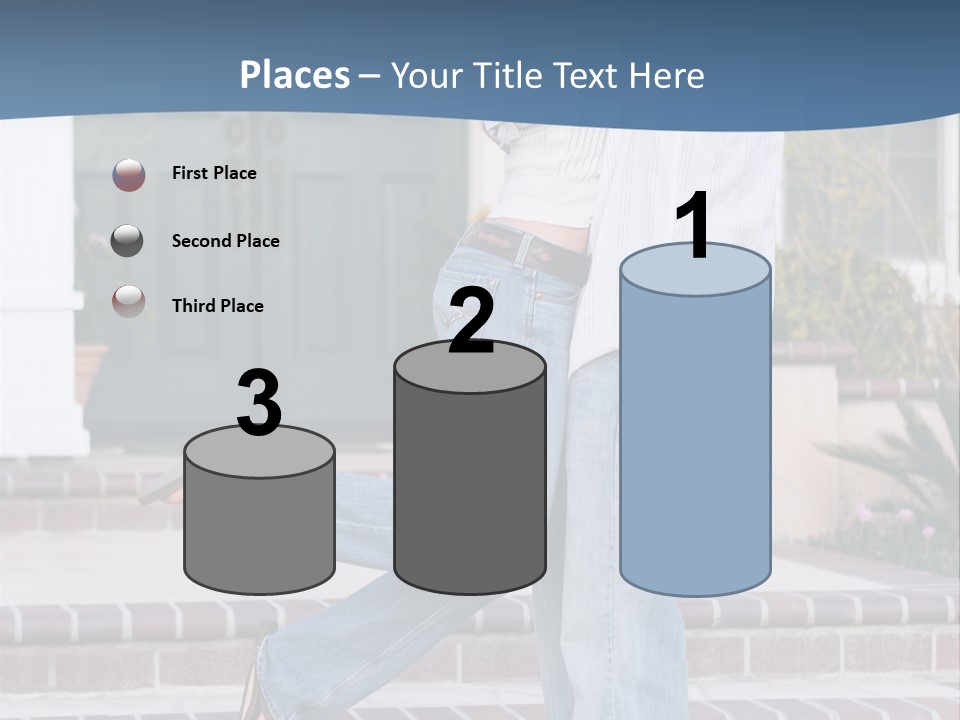 An Attractive Couple Celebrating Their New Home PowerPoint Template