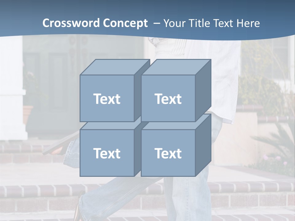 An Attractive Couple Celebrating Their New Home PowerPoint Template