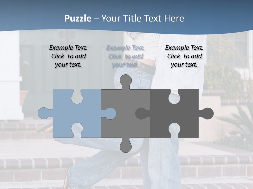 An Attractive Couple Celebrating Their New Home PowerPoint Template