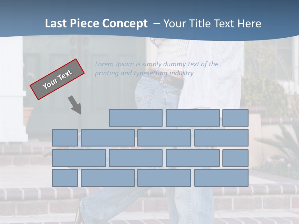 An Attractive Couple Celebrating Their New Home PowerPoint Template
