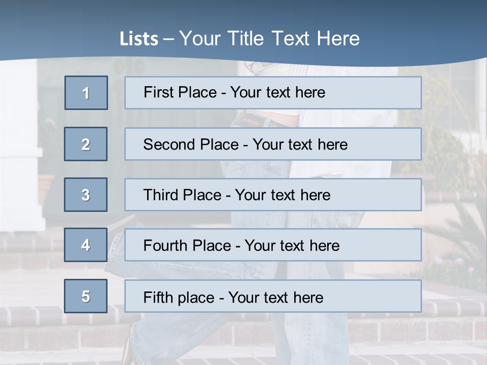An Attractive Couple Celebrating Their New Home PowerPoint Template