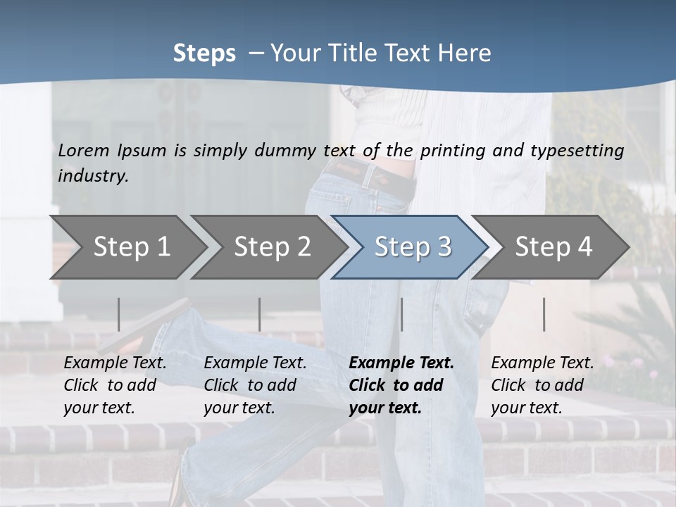 An Attractive Couple Celebrating Their New Home PowerPoint Template