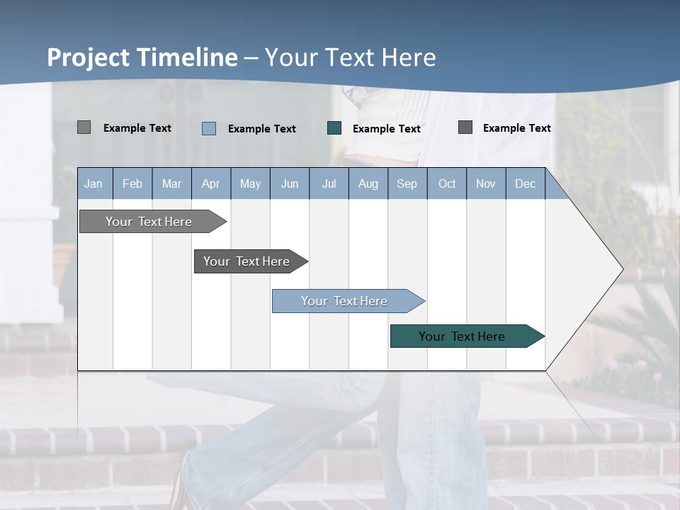An Attractive Couple Celebrating Their New Home PowerPoint Template