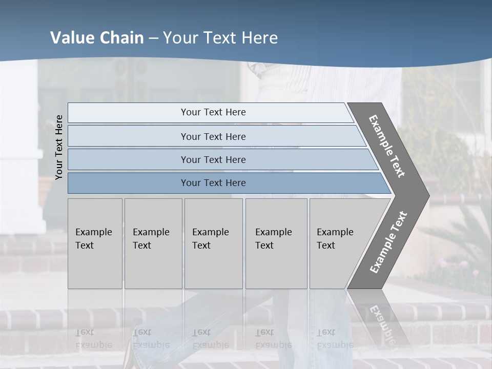 An Attractive Couple Celebrating Their New Home PowerPoint Template