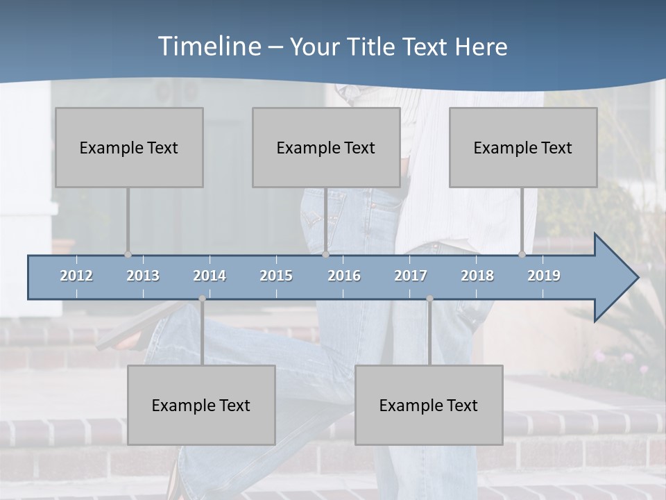 An Attractive Couple Celebrating Their New Home PowerPoint Template