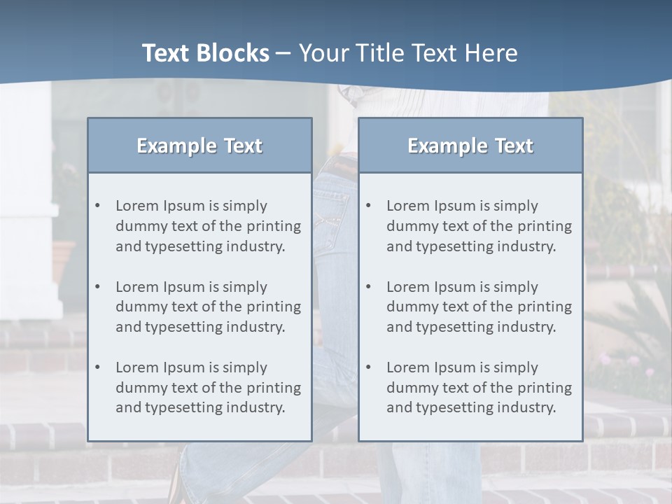 An Attractive Couple Celebrating Their New Home PowerPoint Template