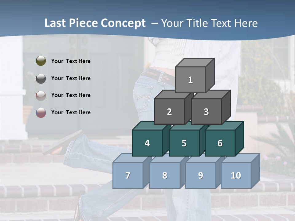 An Attractive Couple Celebrating Their New Home PowerPoint Template