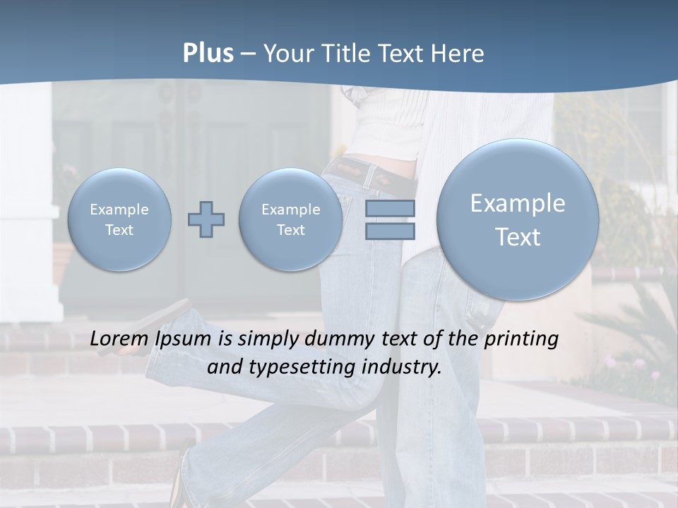 An Attractive Couple Celebrating Their New Home PowerPoint Template