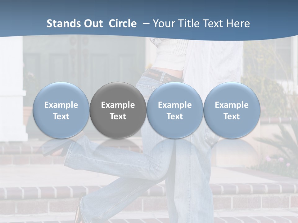 An Attractive Couple Celebrating Their New Home PowerPoint Template