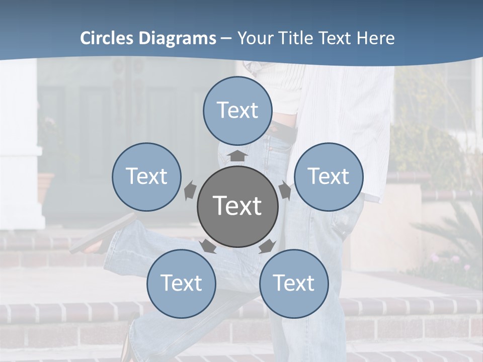 An Attractive Couple Celebrating Their New Home PowerPoint Template