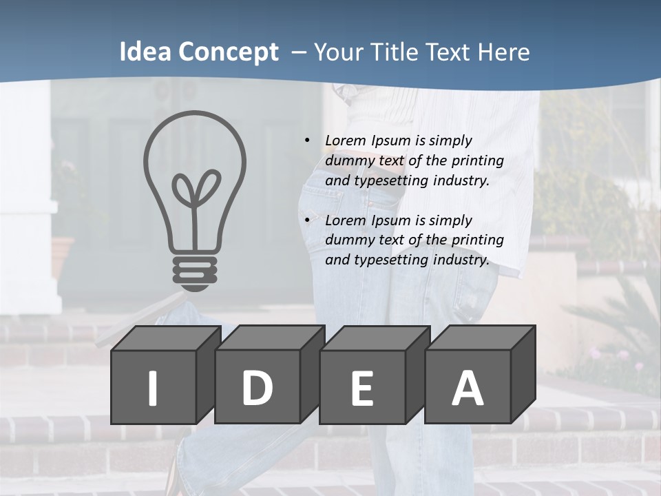 An Attractive Couple Celebrating Their New Home PowerPoint Template