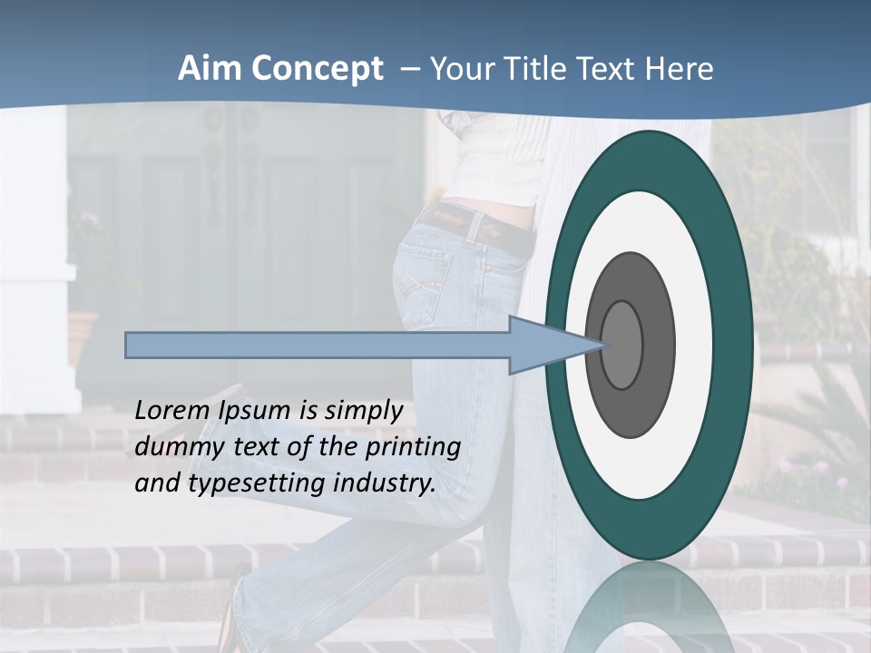 An Attractive Couple Celebrating Their New Home PowerPoint Template