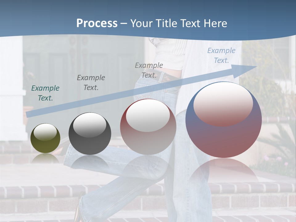 An Attractive Couple Celebrating Their New Home PowerPoint Template