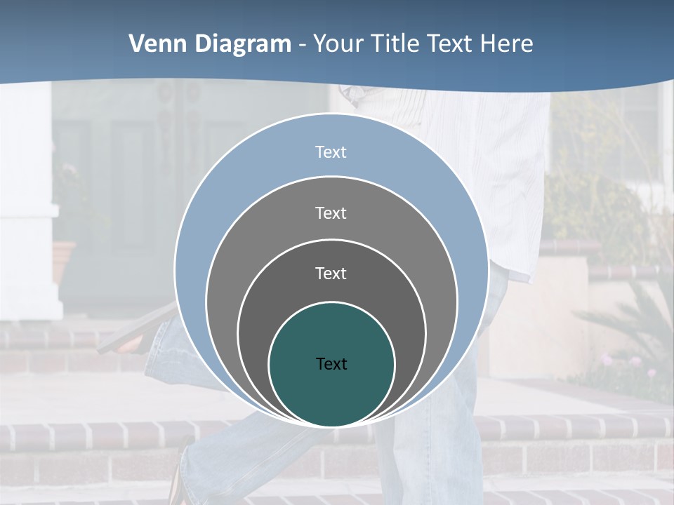 An Attractive Couple Celebrating Their New Home PowerPoint Template