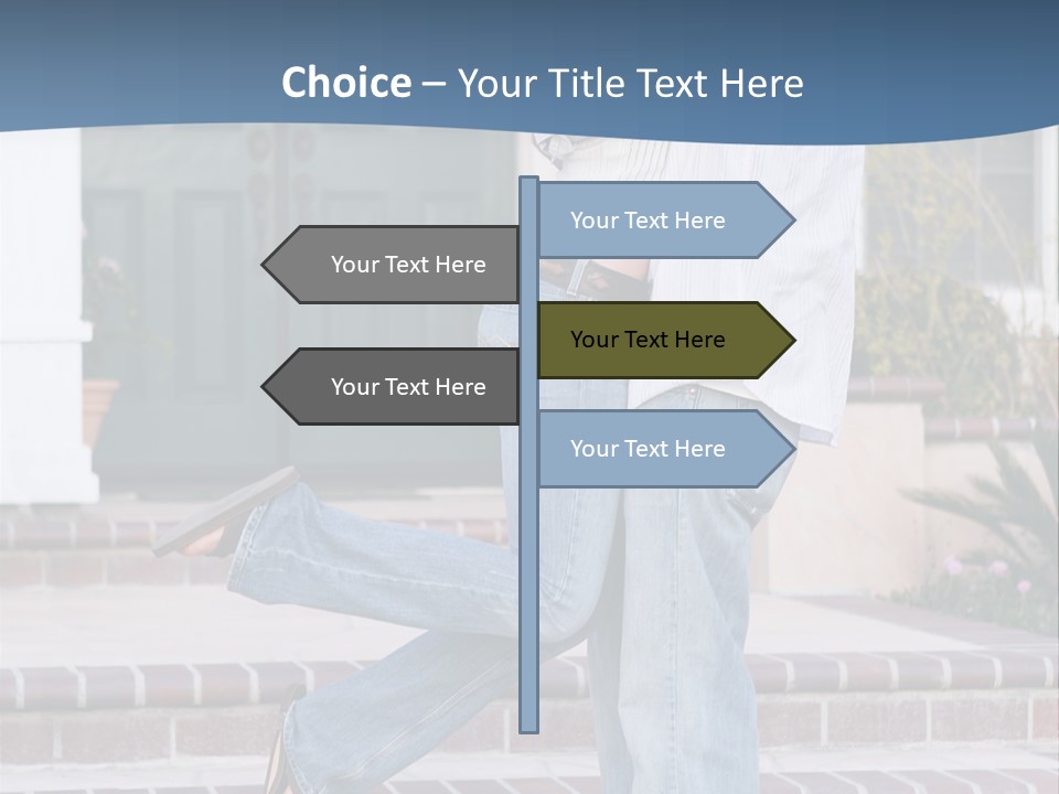 An Attractive Couple Celebrating Their New Home PowerPoint Template