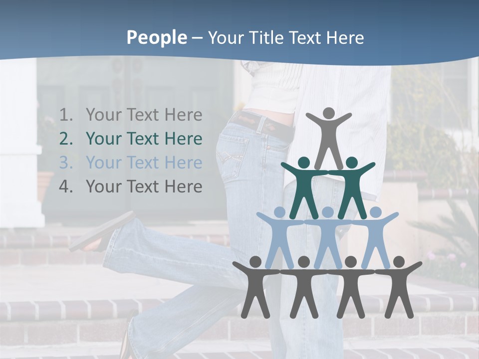 An Attractive Couple Celebrating Their New Home PowerPoint Template