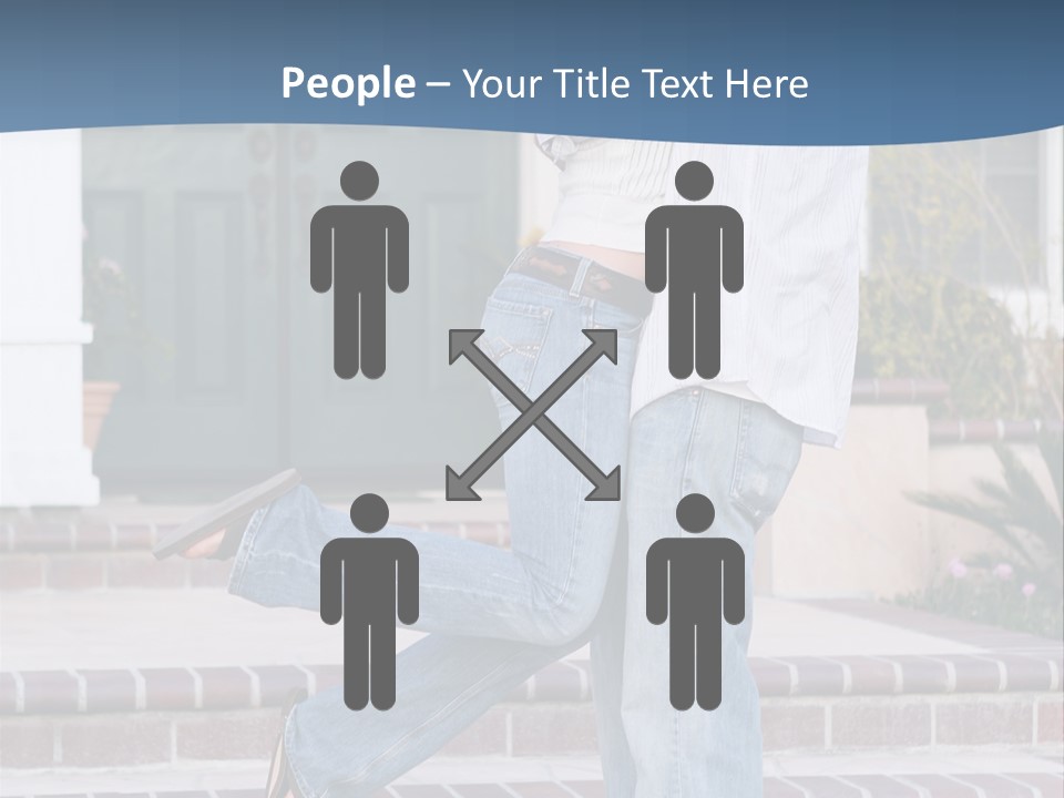 An Attractive Couple Celebrating Their New Home PowerPoint Template