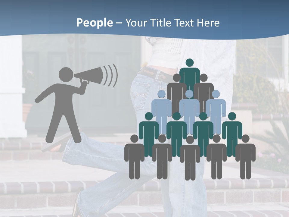 An Attractive Couple Celebrating Their New Home PowerPoint Template