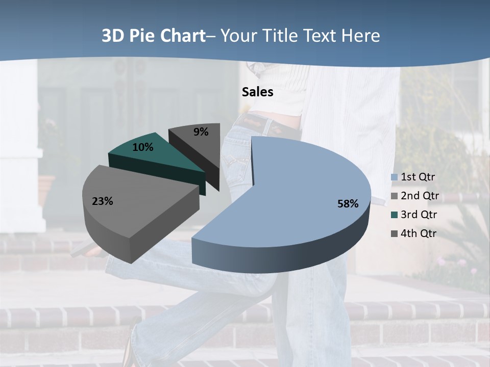 An Attractive Couple Celebrating Their New Home PowerPoint Template
