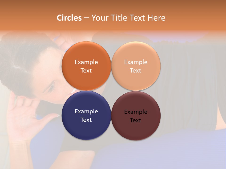 Beautiful Young Woman In A Wheel Chair Visiting Cannon Beach In Oregon, Usa. PowerPoint Template