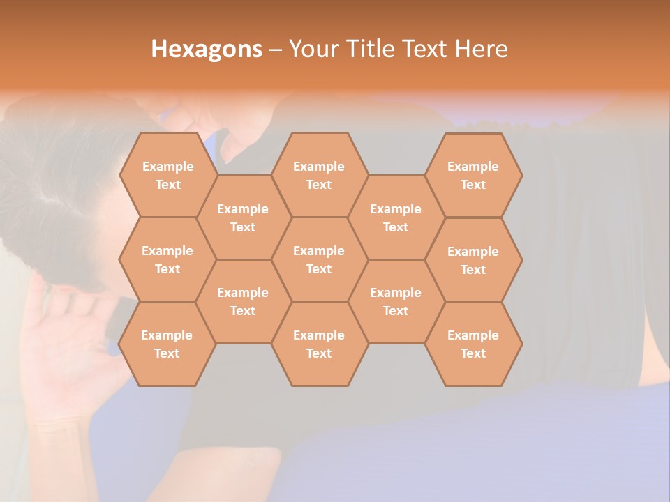 Beautiful Young Woman In A Wheel Chair Visiting Cannon Beach In Oregon, Usa. PowerPoint Template