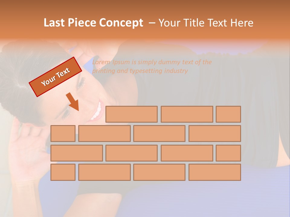 Beautiful Young Woman In A Wheel Chair Visiting Cannon Beach In Oregon, Usa. PowerPoint Template