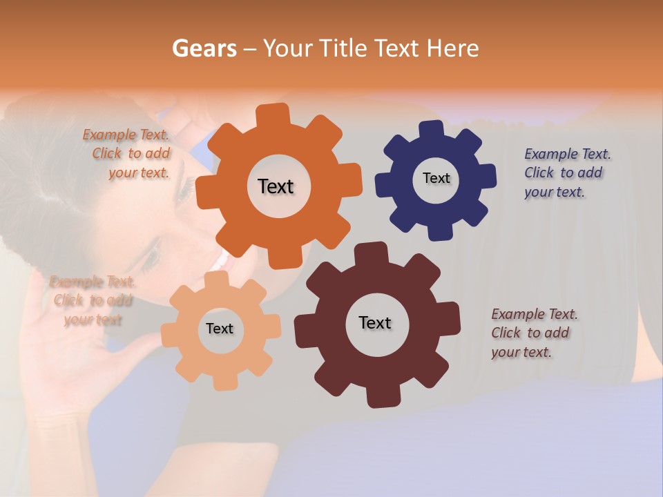 Beautiful Young Woman In A Wheel Chair Visiting Cannon Beach In Oregon, Usa. PowerPoint Template