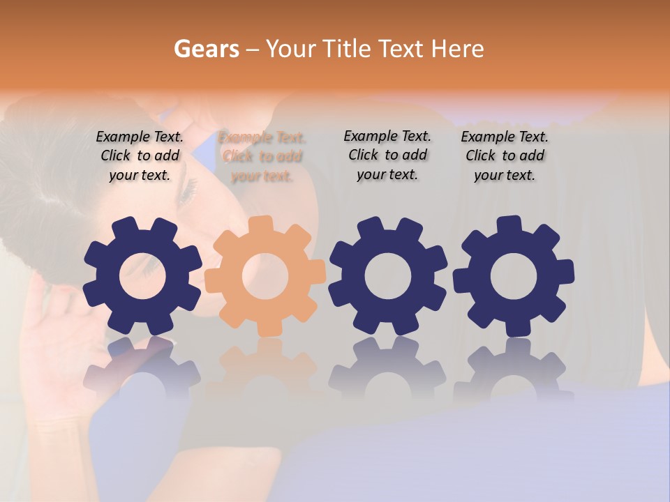 Beautiful Young Woman In A Wheel Chair Visiting Cannon Beach In Oregon, Usa. PowerPoint Template