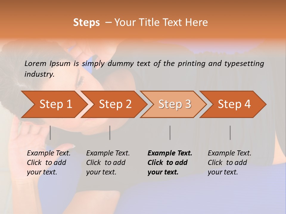 Beautiful Young Woman In A Wheel Chair Visiting Cannon Beach In Oregon, Usa. PowerPoint Template