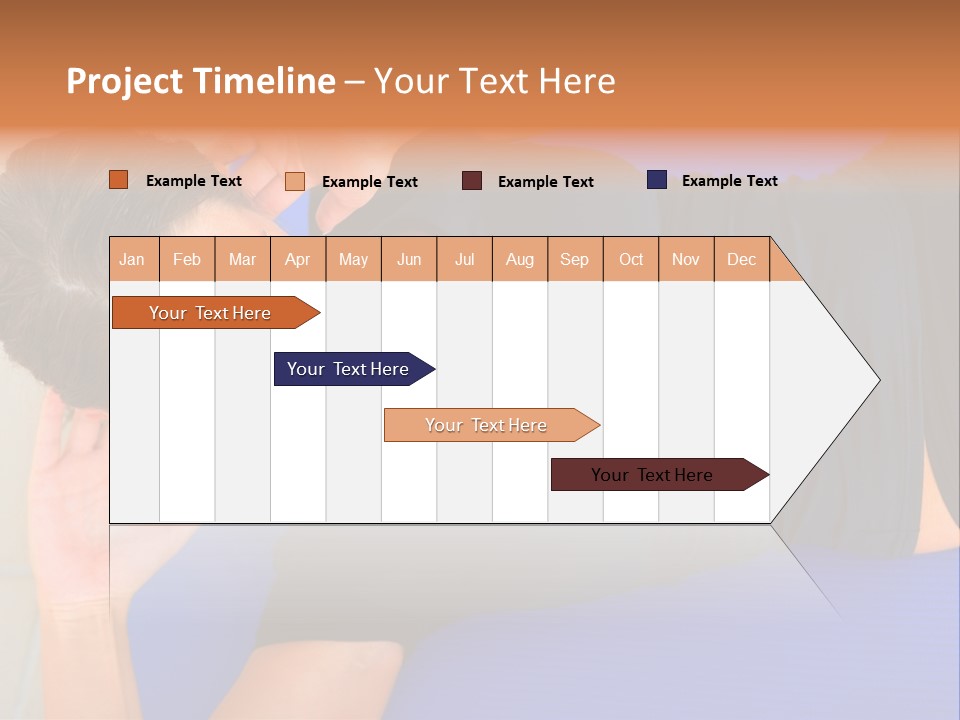 Beautiful Young Woman In A Wheel Chair Visiting Cannon Beach In Oregon, Usa. PowerPoint Template