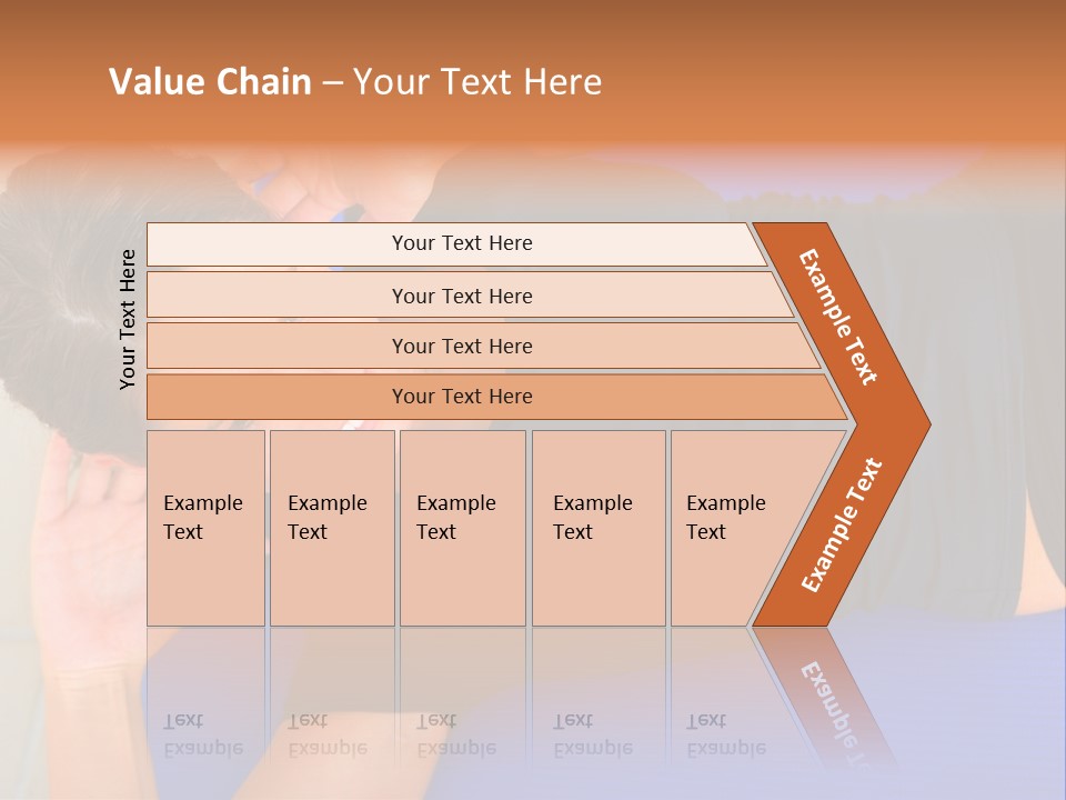 Beautiful Young Woman In A Wheel Chair Visiting Cannon Beach In Oregon, Usa. PowerPoint Template