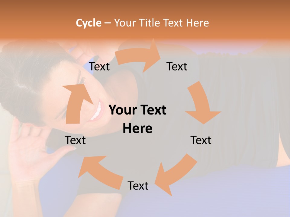 Beautiful Young Woman In A Wheel Chair Visiting Cannon Beach In Oregon, Usa. PowerPoint Template