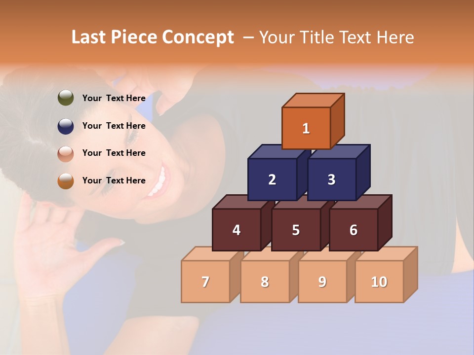 Beautiful Young Woman In A Wheel Chair Visiting Cannon Beach In Oregon, Usa. PowerPoint Template